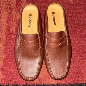 Mens Handmade Leather Mules Clog